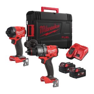 Afbeeldingen van Milwaukee m18 power pack 2 machines 