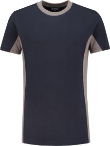 Afbeeldingen van Workman t-shirt navy/grijs        l