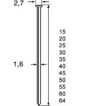 Afbeeldingen van Dutack Fasteners Brad SKN16 rvs 1,6x35