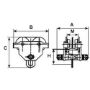 Afbeeldingen van ESTIL Duwloopkat EDL5,   500 kg, balkbreedte, 50 - 152 mm