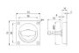 Afbeeldingen van KWS Ring-/komkruk Gatdeel 70x70x8mm F1